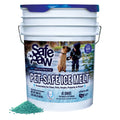 Safe Paw Pet Safe Ice Melt, 100% Salt and Chloride free with Traction Agent, Non-Toxic, Fast Acting, Lasts 3X Longer – 35 Lbs